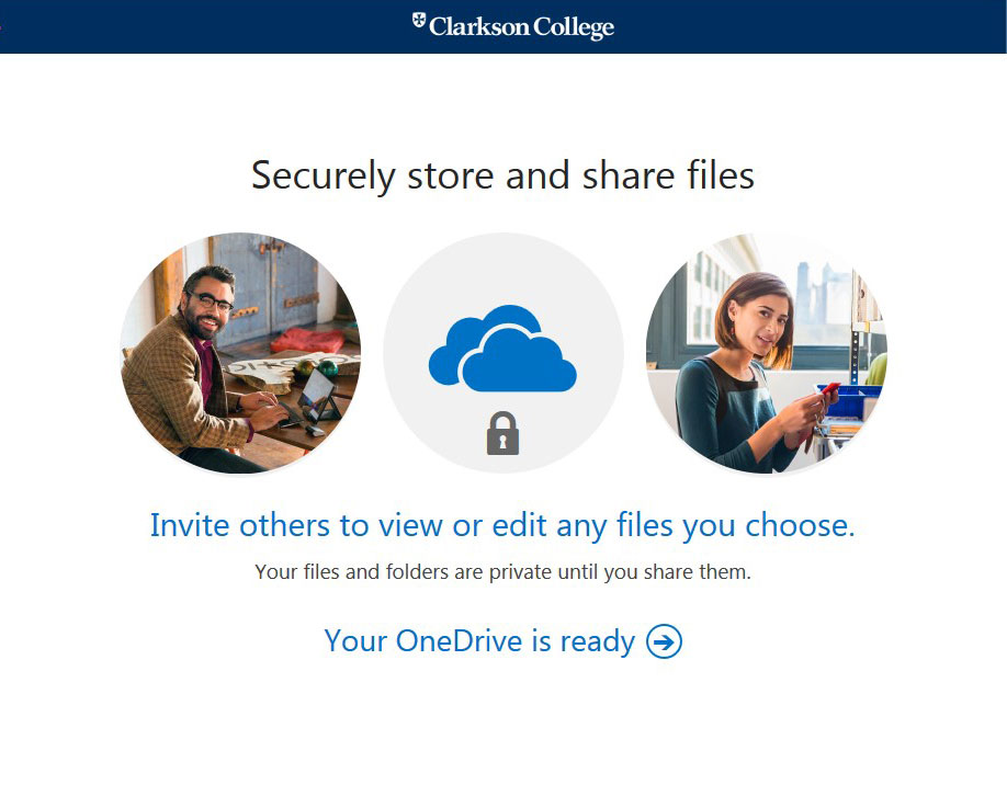 OneDrive Provisioning Complete Screen